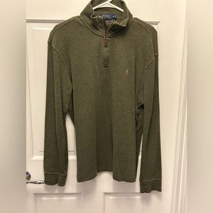 Polo by Ralph Lauren. Medium. Sweatshirt. Quarter zip.